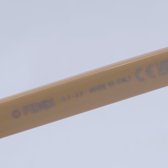 Fendi FE50057I 057 Eyeglasses Beige 52mm Cat Eye Frame - Picture 5 of 10